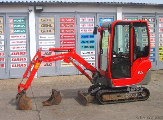 Minibagr Yanmar SV 16 * 2x Löffel * vgl. 15 17 18