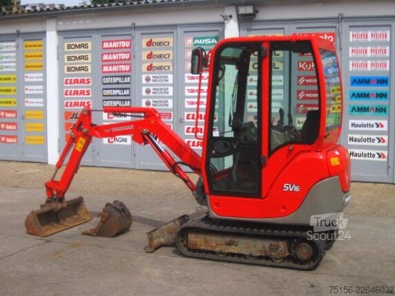 Minibagr Yanmar SV 16 * 2x Löffel * vgl. 15 17 18