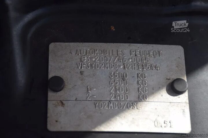Platform van double cab Peugeot Boxer BOXER 2.0 L -130 pk -L4