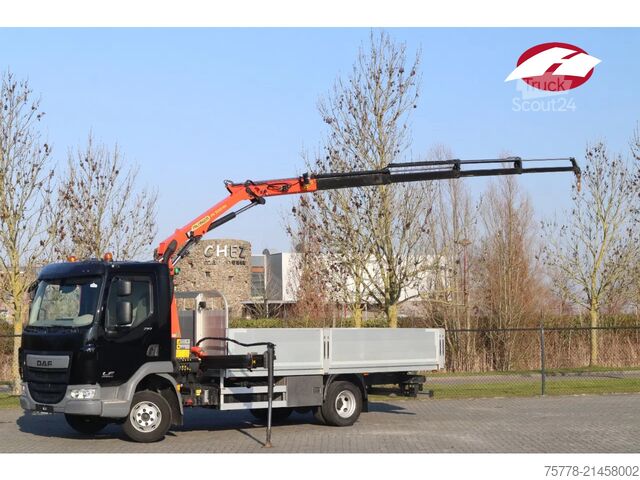 Jeřábové vozidlo DAF LF 210 | 4X2 | PALFINGER PK5001 | REMOTE | LOW KM