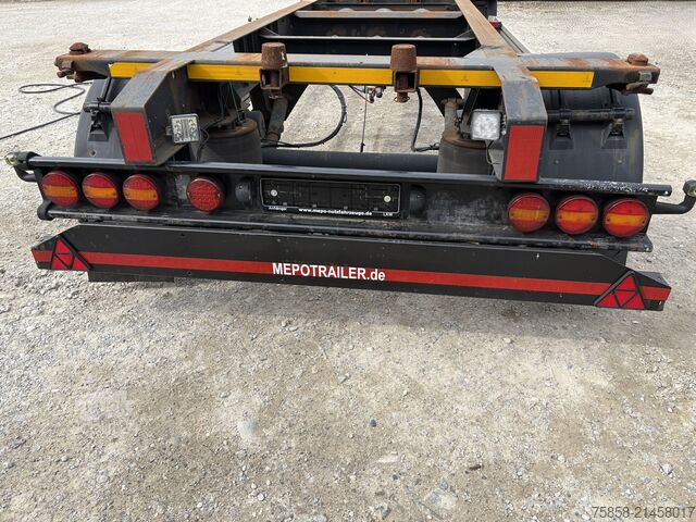 Cserélhető alvázas pótkocsi Kögel Lafette langer Hub Breitreifen top