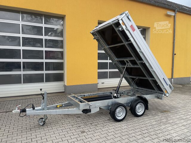 Tipvogn 3-vejs Saris K3 306 170 2700 + Alu-Schienen + E-Pumpe