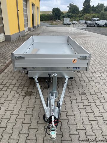 Tipvogn 3-vejs Saris K3 306 170 2700 + Alu-Schienen + E-Pumpe