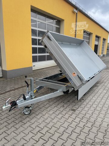 Tipvogn 3-vejs Saris K3 306 170 2700 + Alu-Schienen + E-Pumpe