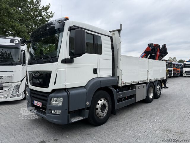 Lastbilmonteret kran MAN TGS 26.470 6X2 Effer 215 bis 16 Meter