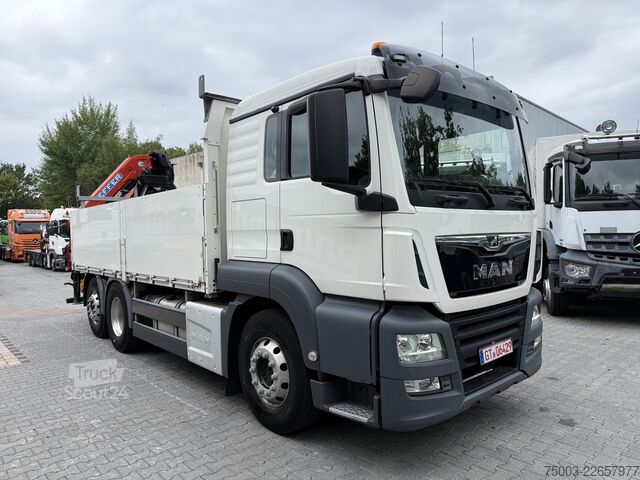 Lastbilmonteret kran MAN TGS 26.470 6X2 Effer 215 bis 16 Meter