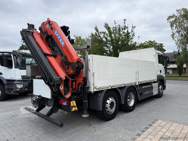 Lastbilmonteret kran MAN TGS 26.470 6X2 Effer 215 bis 16 Meter