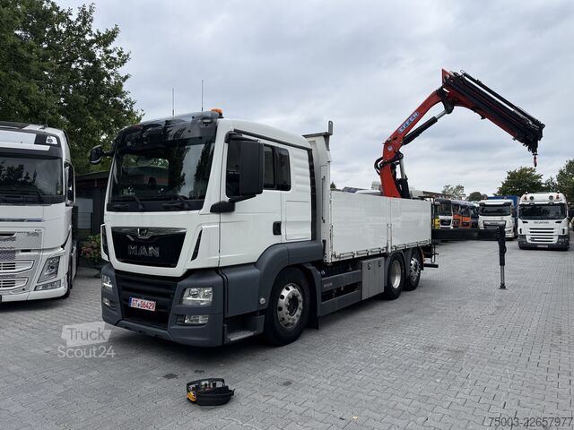Lastbilmonteret kran MAN TGS 26.470 6X2 Effer 215 bis 16 Meter
