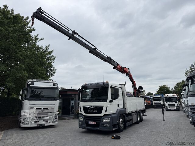 Lastbilmonteret kran MAN TGS 26.470 6X2 Effer 215 bis 16 Meter