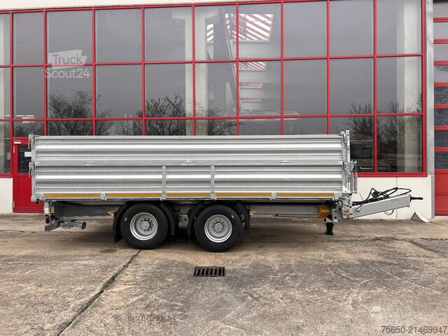 Remorque à benne basculante Möslein TTD 19 AB  19 t Tandemkipper Tieflader, Breitbereifung Aufsatzbordwänden-- Neufahrzeug --