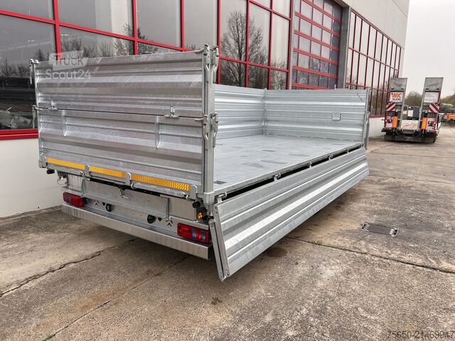 Remorque à benne basculante Möslein TTD 19 AB  19 t Tandemkipper Tieflader, Breitbereifung Aufsatzbordwänden-- Neufahrzeug --