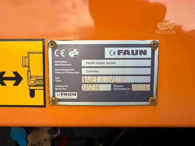 Veegmachine MERCEDES-BENZ ATEGO 1323 Kehrmaschine FAUN VIAJET