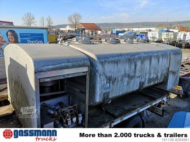 LKW mit Tankaufbau Alu Tankaufbau, ex Milchtank