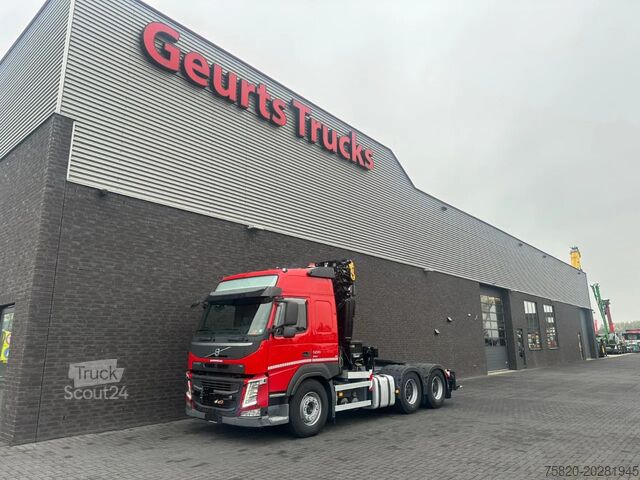 Camion-grue Volvo FM 500 6X4 R TREKKER / BAKWAGEN MET HIAB X-HIPR...