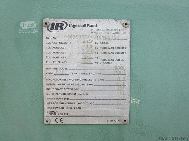 Verdichter Ingersoll Rand 9 / 300