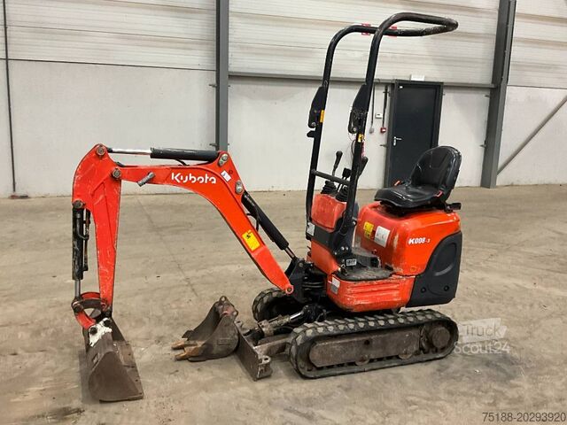 Minigraafmachine Kubota K 008-3