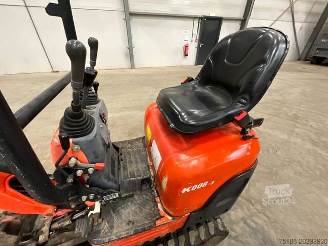 Minigraafmachine Kubota K 008-3