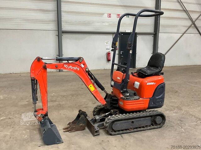 Minigraafmachine Kubota K 008-3