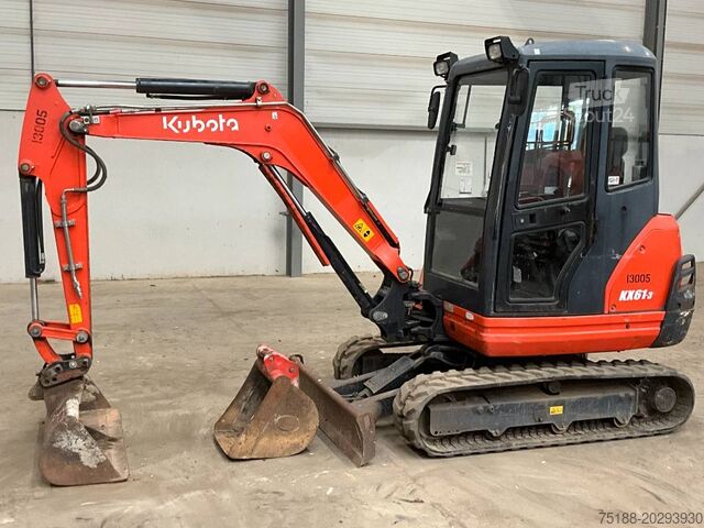 Minigraafmachine Kubota KX 61-3