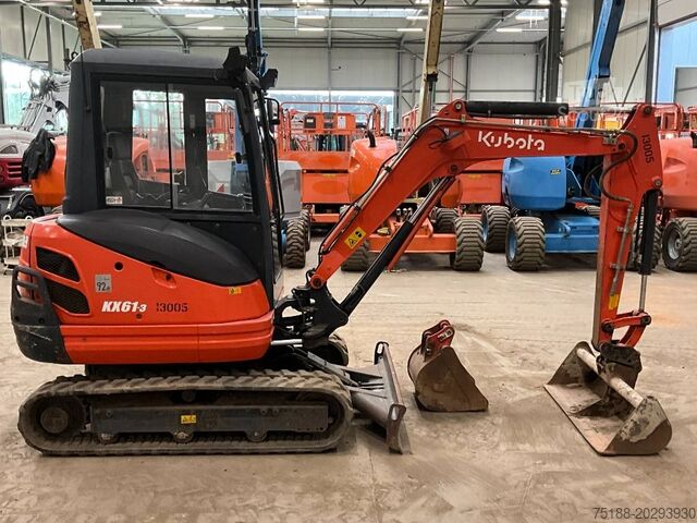 Minigraafmachine Kubota KX 61-3