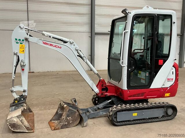 Minigraafmachine Takeuchi TB 216