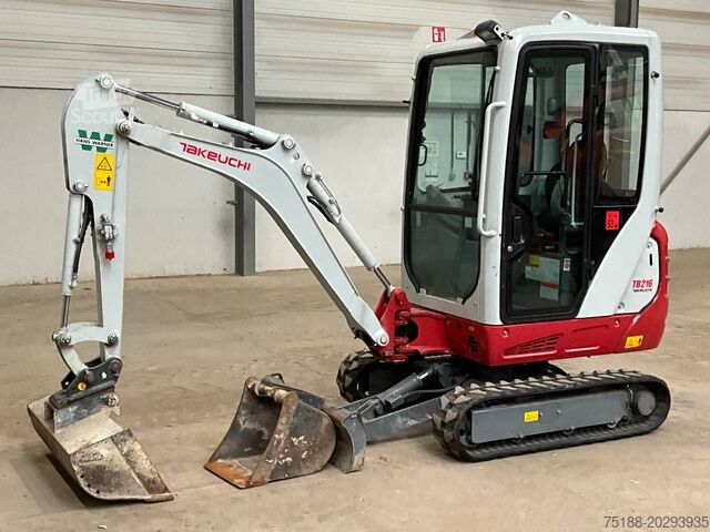 Minigraafmachine Takeuchi TB 216