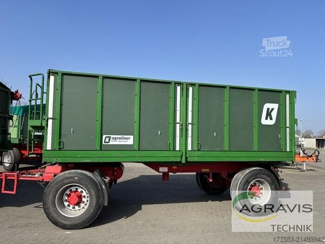 Tipper trailer Landmaschinen Kröger HKD 302