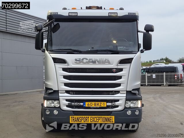 Transporteri od drveta Scania R580 R 6X4 NL-Truck Diebolt D28.81 Kran Crane H...
