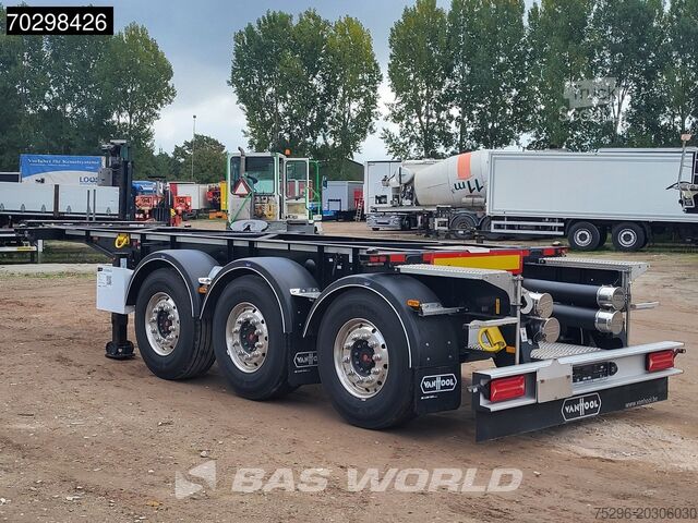 Μεταφορά εμπορευματοκιβωτίων Van Hool FS3444-10 AK u2 3 axles ADR Liftachse 20ft
