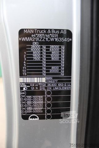 Żuraw samochodowy MAN 26.400 6x2 KRAN ATLAS AK 120.2  Funkfern Nr: 549