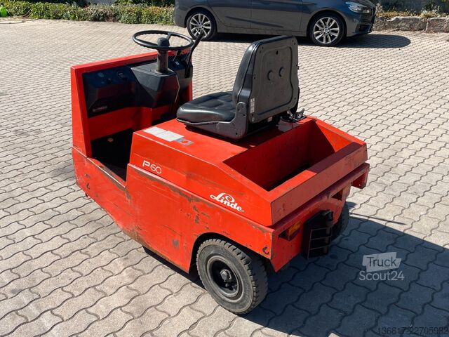 Traktor Linde P60Z Elektro Schlepper 6 to 3-Rad 24V