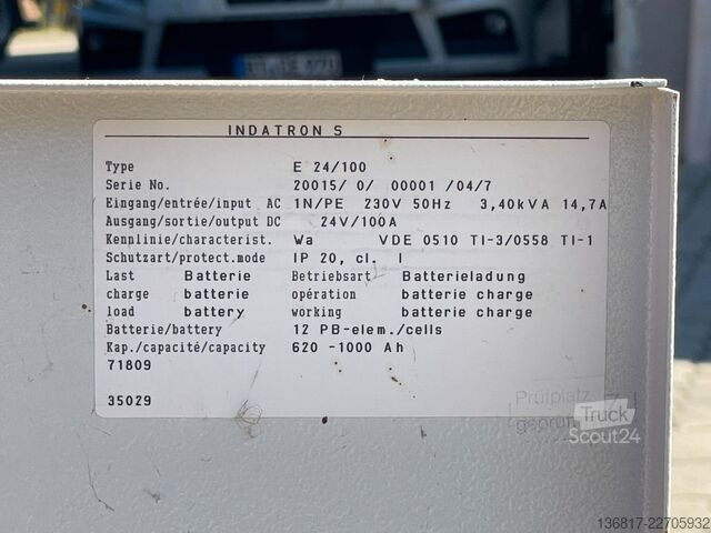 Traktor Linde P60Z Elektro Schlepper 6 to 3-Rad 24V