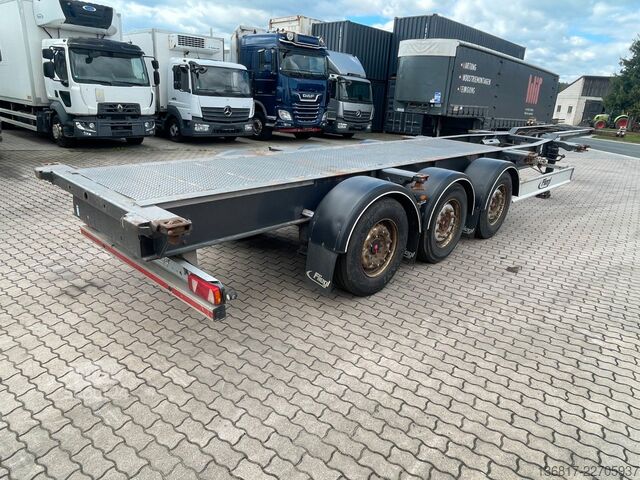 Växelflakssläp FLIEGL Container Auflieger Containerchassi SDS 380 40"