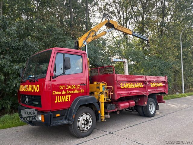 Camion benne MERCEDES-BENZ Ecoliner 1114 + Kran Copma
