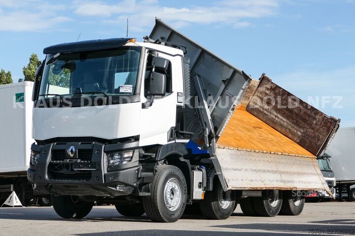 Dreiseitenkipper LKW RENAULT C 520 8x4 Kipper Retarder Kamera Euro 6
