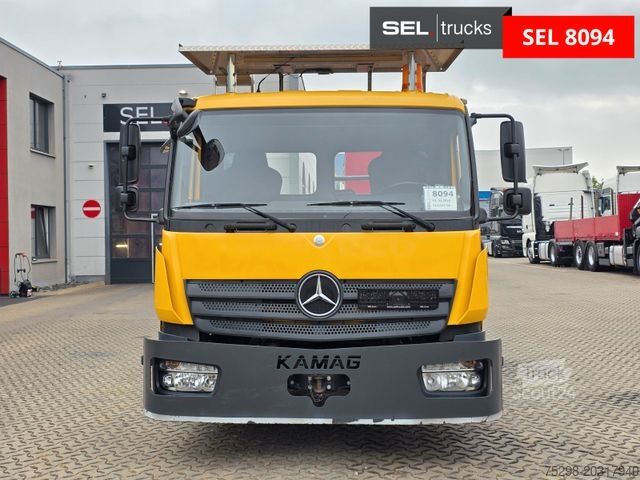 Vaihtolavakuorma-auto MERCEDES-BENZ Kamag WBH 25 / Umsetzer Sattelplatte