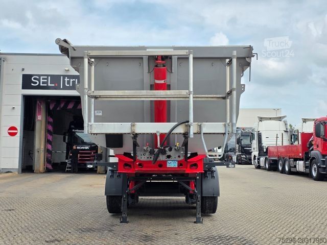 Damperli yarı römork MEILLER KISA3 / Alu-Felgen / Liftachse
