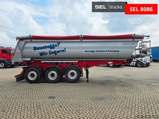 Damperli yarı römork MEILLER KISA3 / Alu-Felgen / Liftachse