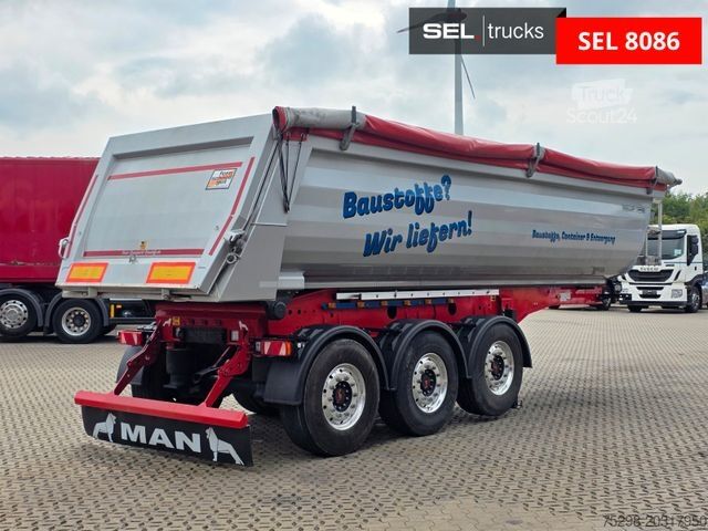Damperli yarı römork MEILLER KISA3 / Alu-Felgen / Liftachse