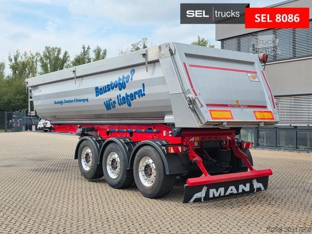Damperli yarı römork MEILLER KISA3 / Alu-Felgen / Liftachse