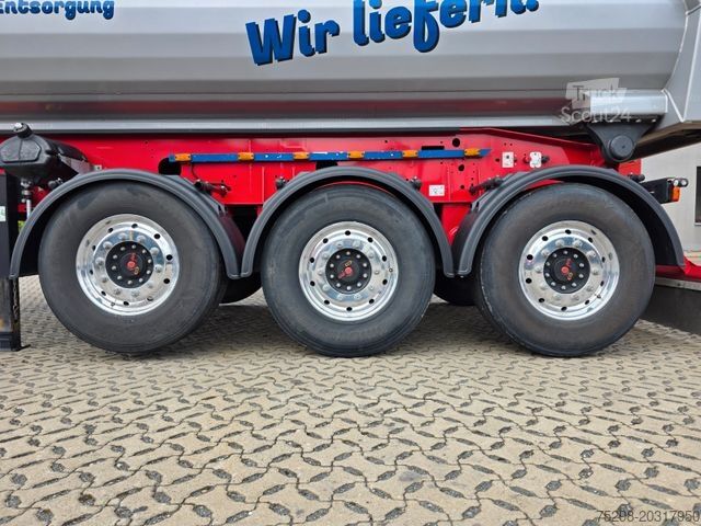Damperli yarı römork MEILLER KISA3 / Alu-Felgen / Liftachse