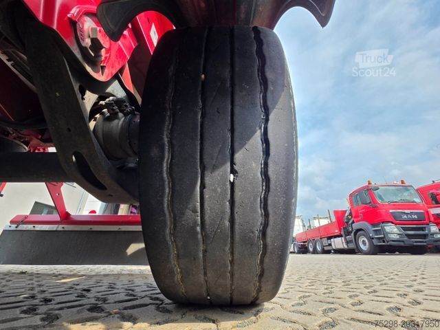 Damperli yarı römork MEILLER KISA3 / Alu-Felgen / Liftachse