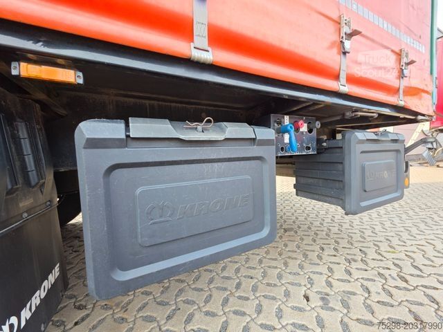 Semirimorchio con telone KRONE SD / Palettenkasten / Liftachse