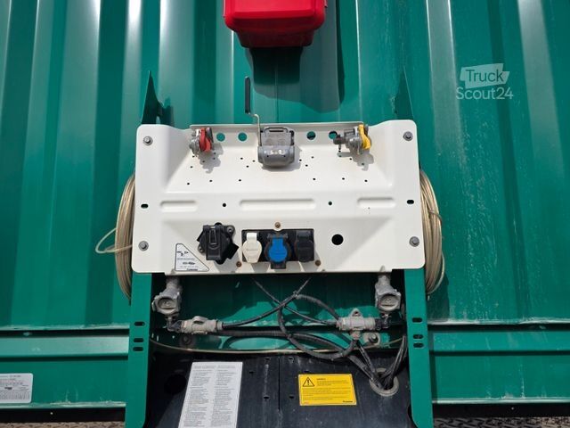 Semirimorchio con telone KRONE SD / Palettenkasten / Liftachse