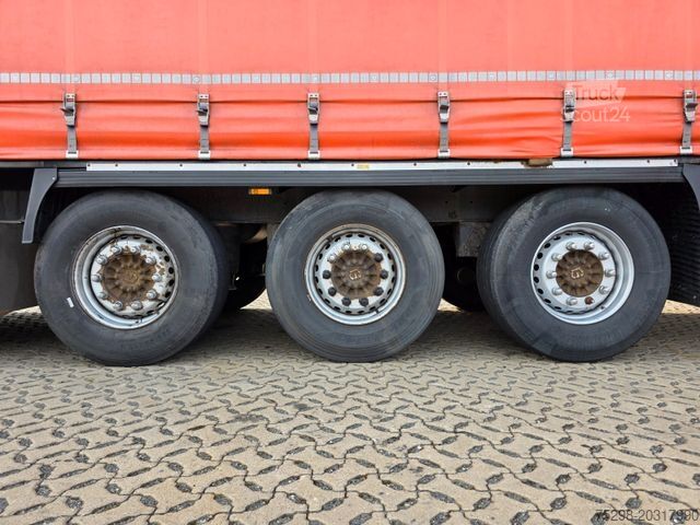 Semirimorchio con telone KRONE SD / Palettenkasten / Liftachse