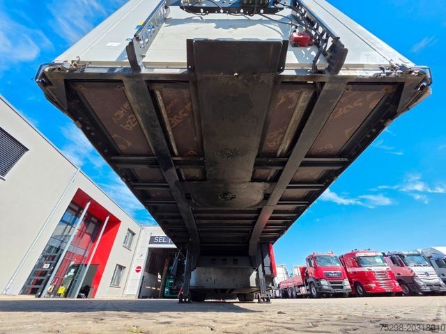 Open oplegger met zeil KÖGEL S24-1 / Palettenkasten / Liftachse