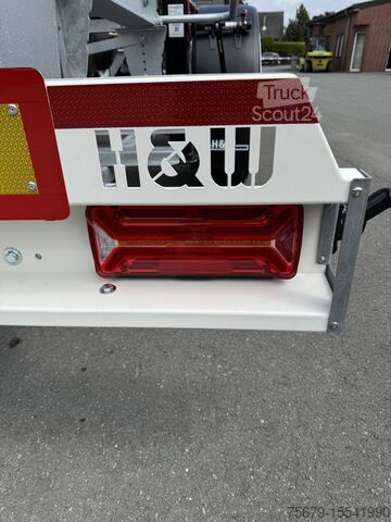 Remorcă cu șasiu interschimbabil H&W BDF-System, Standard mit Liftachse, Neufahrzueg ohne Zulassung.