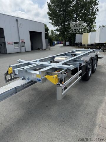 Anhänger-Wechselfahrgestell H&W BDF-System, Standard mit Liftachse, Neufahrzueg ohne Zulassung.