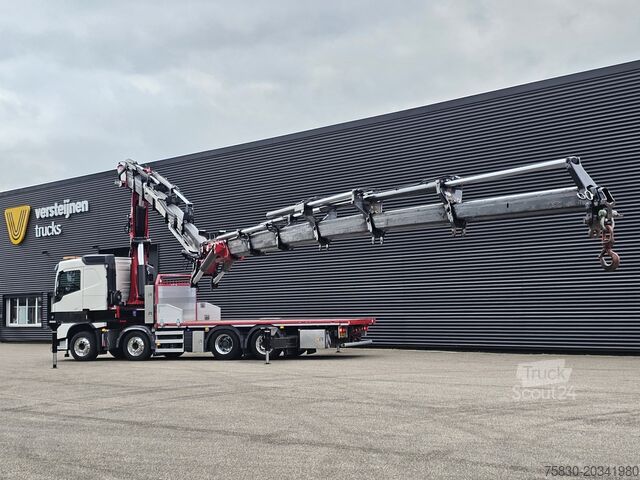Plateau de chargement Volvo FH 540 8x2 / 85 t/m CRANE / JIB / WINCH / KRAN