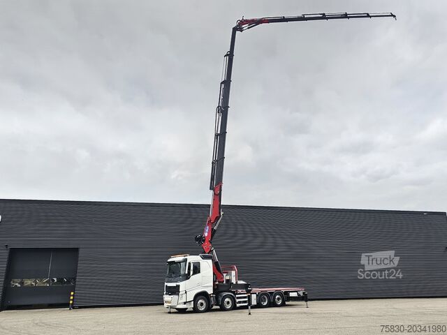 Plateau de chargement Volvo FH 540 8x2 / 85 t/m CRANE / JIB / WINCH / KRAN